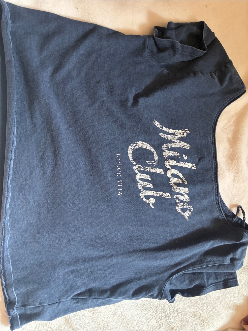 Milano Club Navy Graphic Tank Top